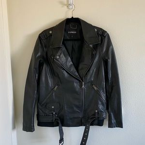 Express leather jacket
